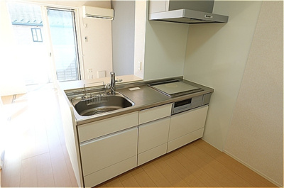 【キッチン】 | ステラ コート若草 Ａ | システムキッチン（ＩＨ）