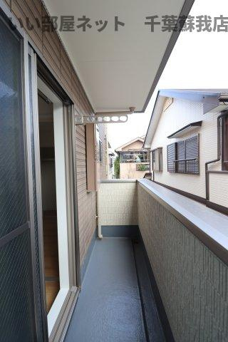AJ千葉寺003のバルコニー|バルコニー付きです