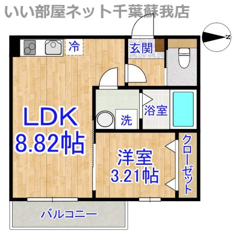 AJ千葉寺003の間取り|ひと味違う？不動産屋のイメージを変えたい！『いい部屋ネット千葉蘇我店』へ是非お越しください♪