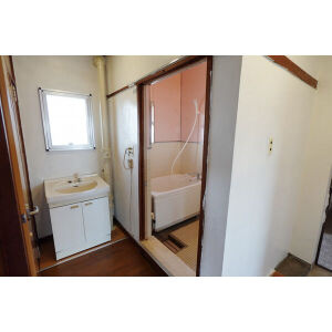 藤山台団地303号棟の洗面所