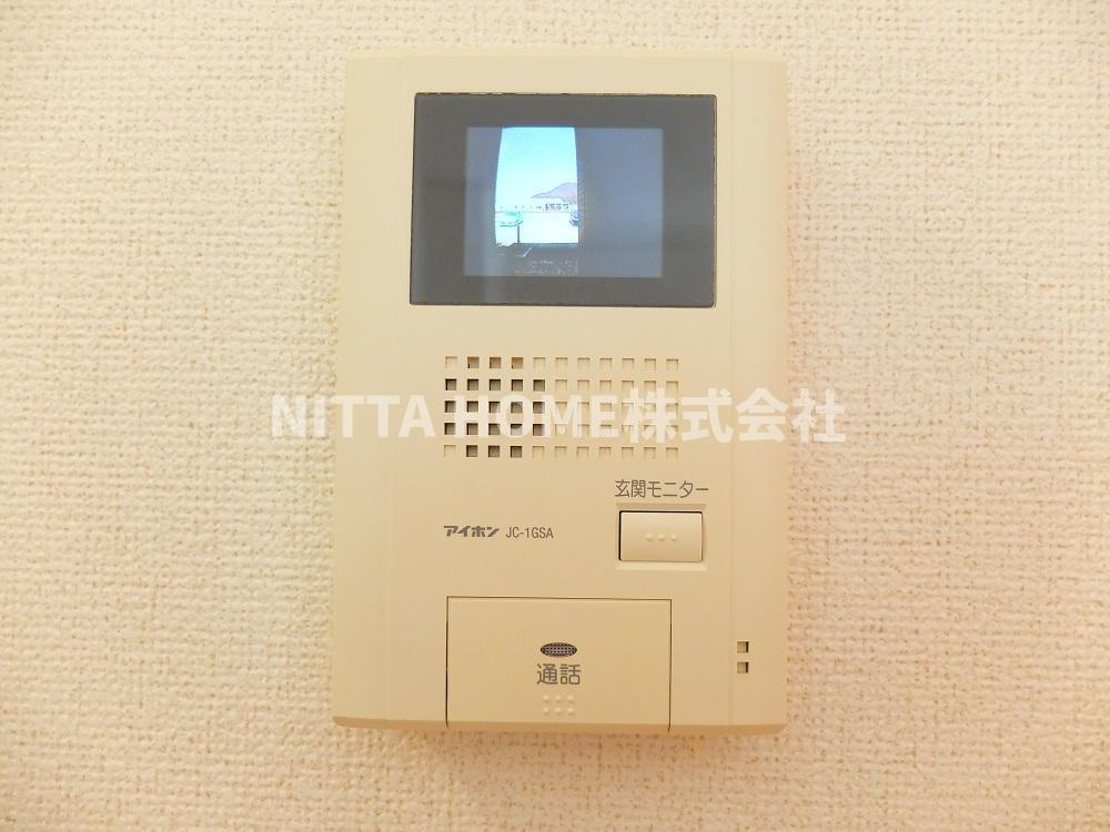 フラワーヒルズＢのセキュリティ|女性の方にも嬉しいTVインターホン♪