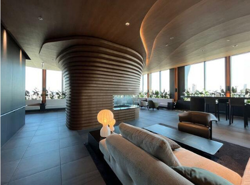 ブランズ渋谷桜丘　駅近　フロントサービス　分譲　セキュリティ完備のロビー