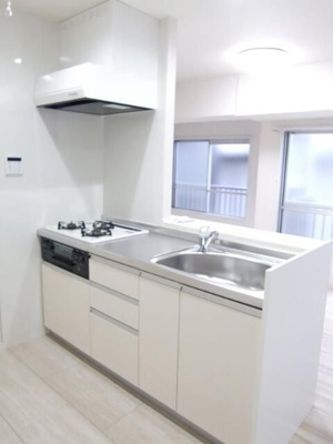 【キッチン】 | 左り山新弥嘉ハイツ | きれいなキッチンです