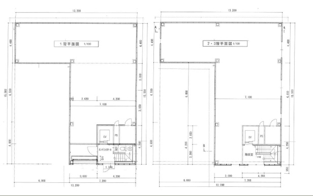 柴⾕2丁⽬事務所の間取り