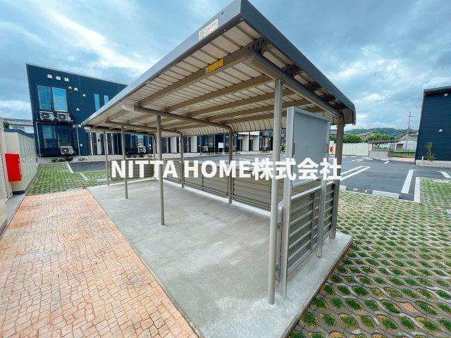 リベルラコッコＢの設備|屋根付きの駐輪場は無料です◆
