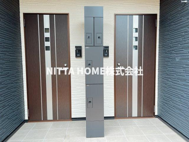 リベルラコッコＢのエントランス|清潔感のあるエントランスです◆