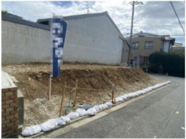 紫野南花ノ坊町 建築条件無 土地