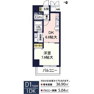 アーバネス淀川の間取り
