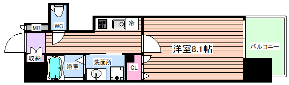 【間取り】 | プレサンス堺筋本町駅前