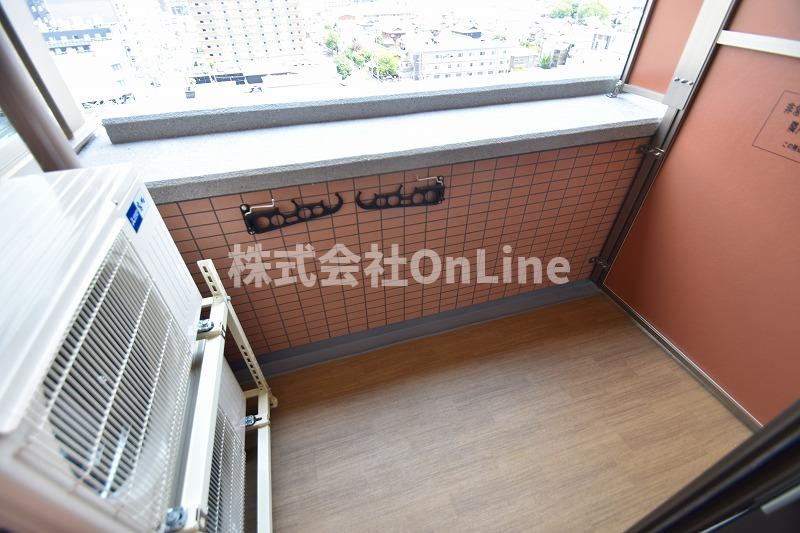 プレジオ長田のバルコニー