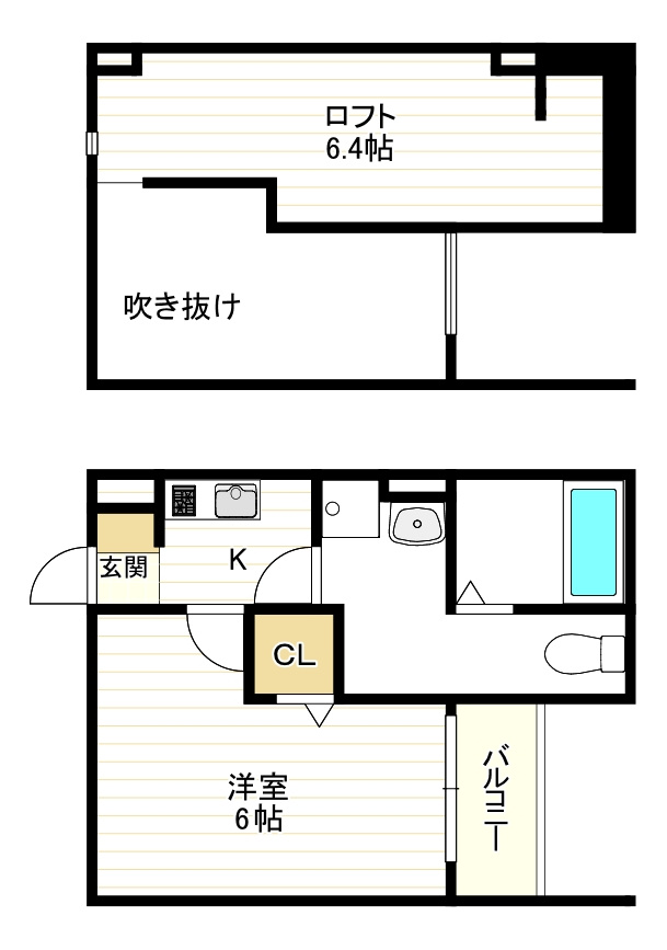 メゾンドボア加美の間取り