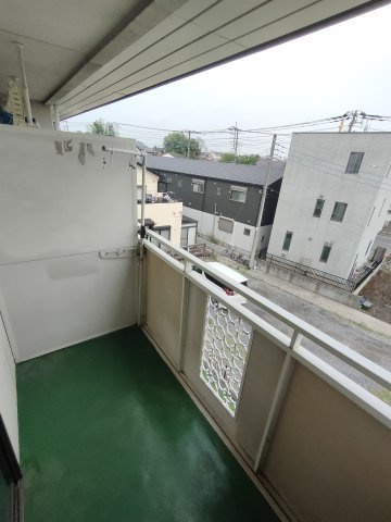 クリスタル岩槻のバルコニー|落ち着いた時間を過ごせるバルコニーです