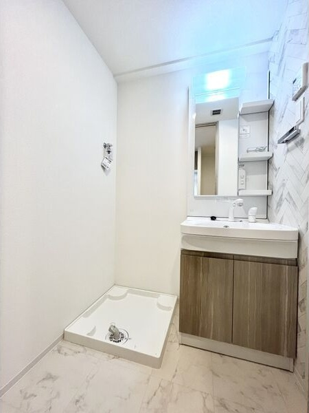 S-RESIDENCE堀田NorthⅡの洗面所