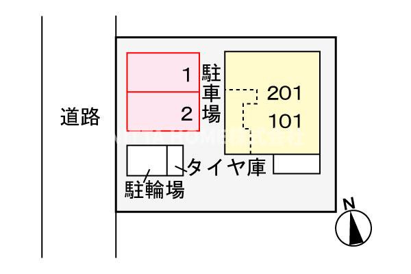 セルサス．Ｄの区画図