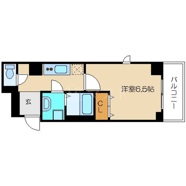 アジリア天満橋の間取り