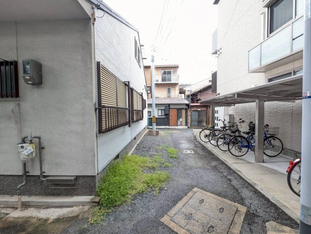 壬生賀陽御所町の前面道路含む現地写真