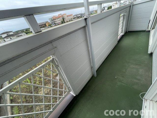 パークハイツAのバルコニー