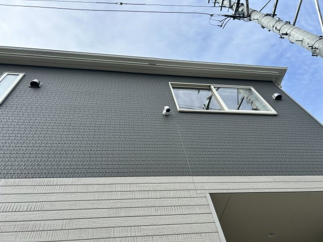 【外観】 | 唐船建売１号地 | セキュリティ安心な防犯カメラが付いております！