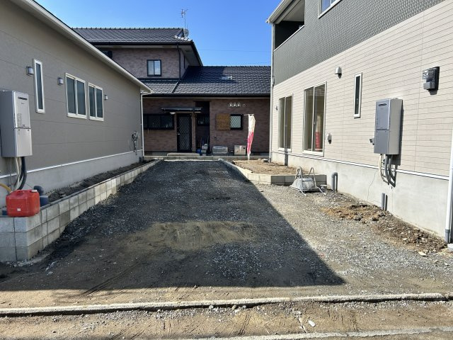 【駐車場】 | 唐船建売１号地 | 完成目前！！ 現在の外観写真です！