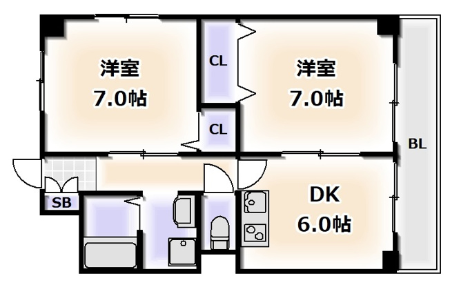 【間取り】 | リエス桜川