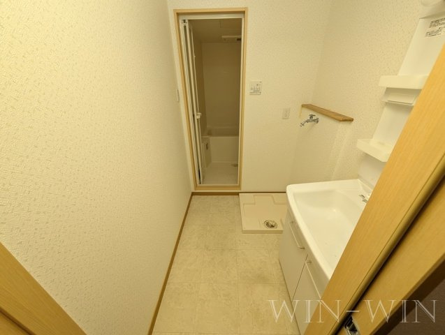 ライフパークユニゾンの洗面所