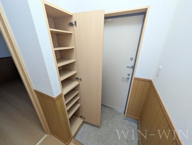 ライフパークユニゾンの玄関