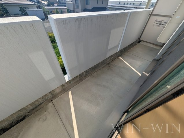 ライフパークユニゾンのバルコニー