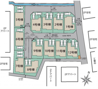 【区画図】 | さいたま緑区中尾　新築戸建　3号棟