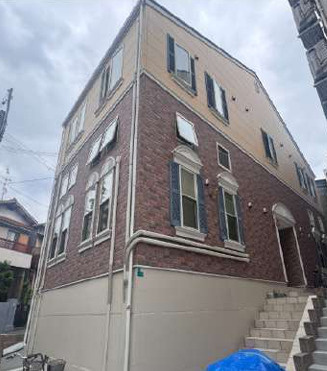 大阪市阿倍野区松虫通３丁目の一棟アパートの外観