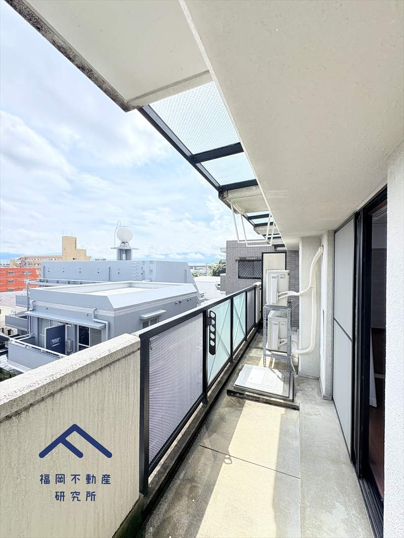 フィオレ井尻のバルコニー