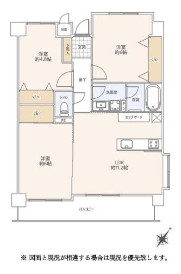 フィオレ井尻の間取り