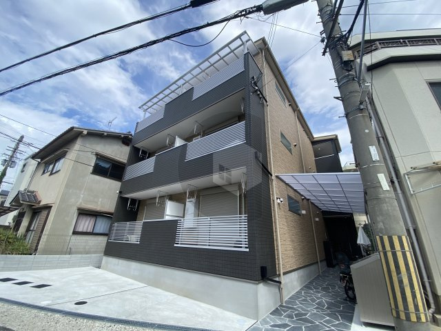 東大阪市徳庵本町のアパートの外観