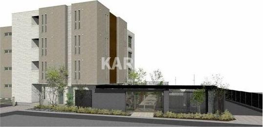 フレシア天王寺 北棟のエントランス