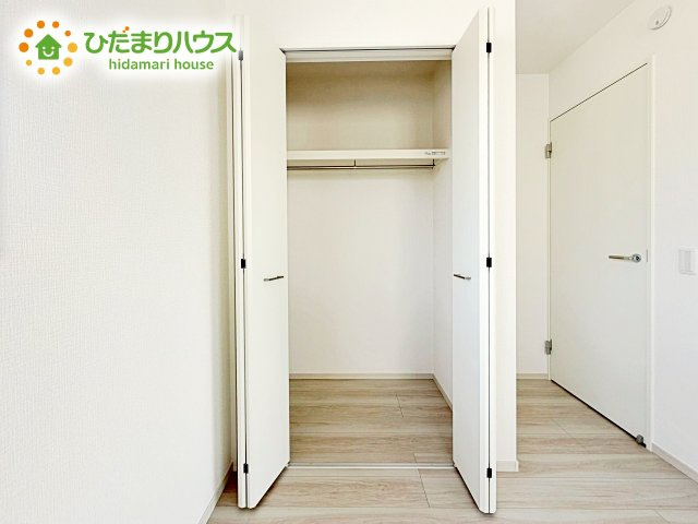 【収納】 | 水戸市東台1期　新築戸建　2号棟 | クローゼットタイプの収納は荷物がどこにあるかすぐに見つかります！