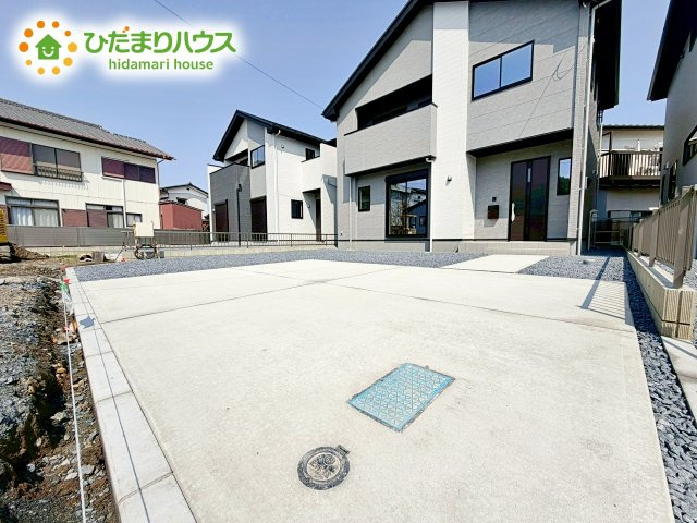【駐車場】 | 水戸市東台1期　新築戸建　2号棟 | マイホームなら駐車場代がかかりません。しかも、自宅の駐車場で洗車が出来ます！今までコイン洗車に行っていた手間も省けて、節約にも繋がります(^^♪