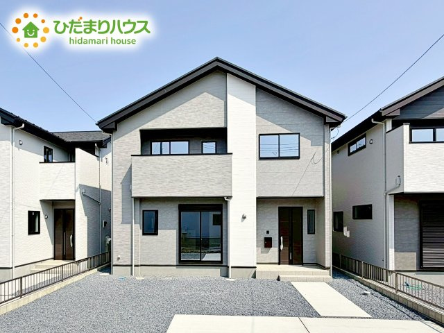 【外観】 | 水戸市東台1期　新築戸建　2号棟 | 南向きで日当たり良好(^^♪