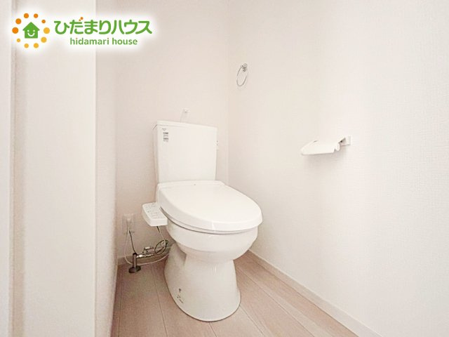 【トイレ】 | 水戸市東台1期　新築戸建　4号棟 | 節水できるトイレで、少ないお水でもしっかりと洗浄してくれます！