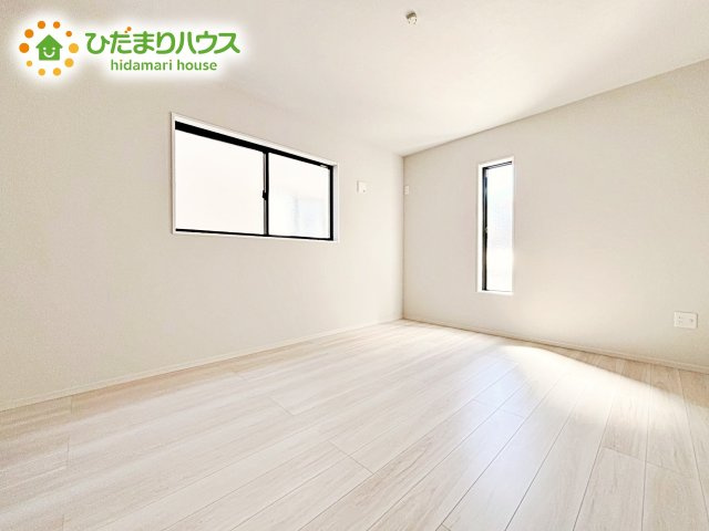 【寝室】 | 水戸市東台1期　新築戸建　4号棟 | ベッドを置いても余裕の広さがあります。パソコンや趣味のスペースなどインテリアを考えるのも楽しみですね！