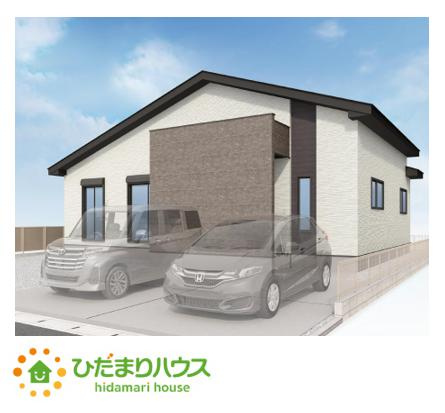 【完成予想図】 | 水戸市東台1期　新築戸建　4号棟 | 人気の平屋一戸建て！スムーズな家事動線が魅力です！