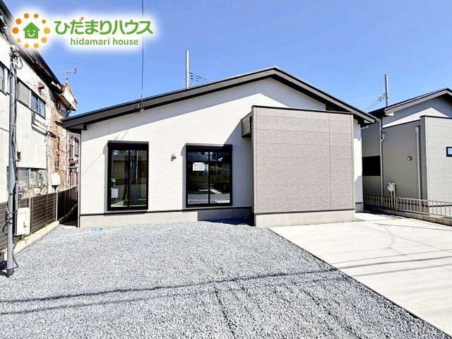 【外観】 | 水戸市東台1期　新築戸建　4号棟 | 洗練された美しさが生まれる、スタイリッシュな外観です(^^)/