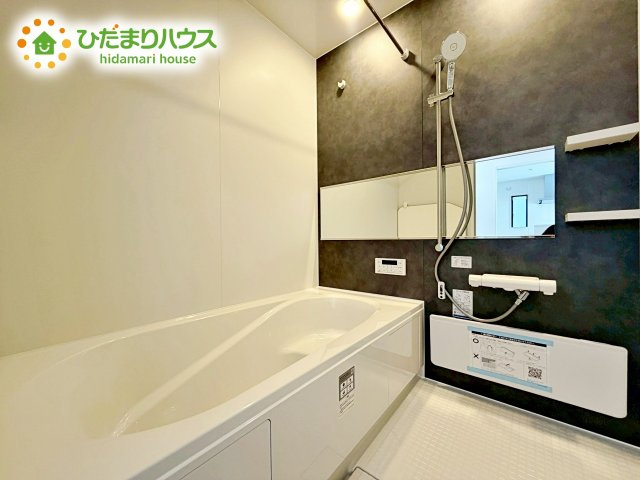 【浴室】 | 水戸市東台1期　新築戸建　3号棟 | 大人が足を伸ばしても十分な広さ！一人でゆっくりくつろぐ時間も大切です！