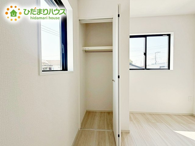 【収納】 | 水戸市東台1期　新築戸建　3号棟 | クローゼットタイプの収納は荷物がどこにあるかすぐに見つかります！