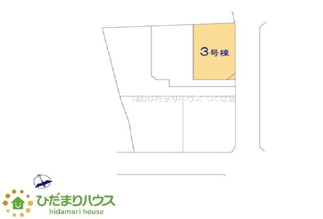【区画図】 | 水戸市東台1期　新築戸建　3号棟 | ご家族でお車に乗る方に！駐車場2台分あります！