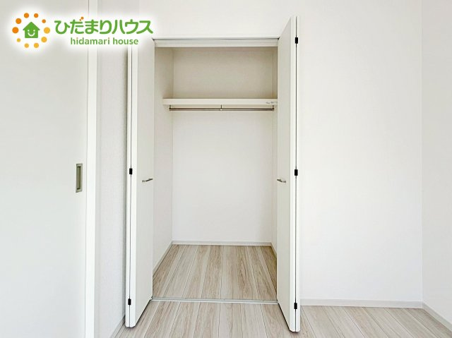 【収納】 | 水戸市東台1期　新築戸建　3号棟 | 居室にゆとりが持てる大収納クローゼット付き♪