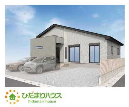 【完成予想図】 | 水戸市東台1期　新築戸建　5号棟 | 平屋は小さな子どもや高齢者でも安心して生活できます。