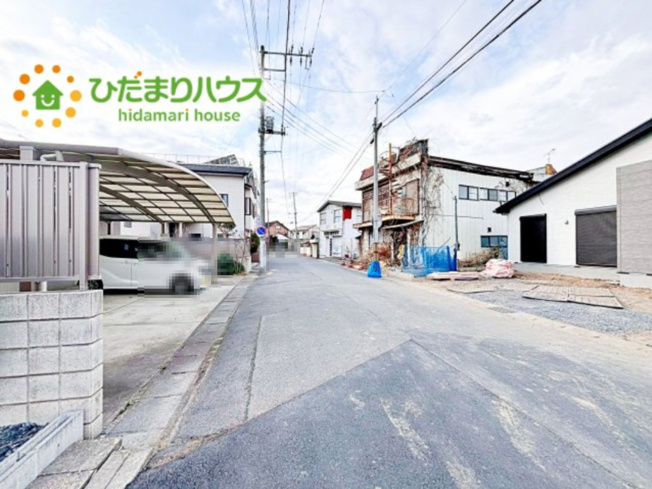 【前面道路含む現地写真】 | 水戸市東台1期　新築戸建　5号棟 | 閑静な住宅地で叶える穏やかな新生活☆彡
