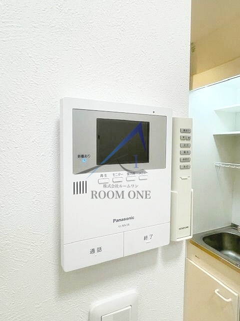 メゾン品川のセキュリティ|モニター付インターホンです。