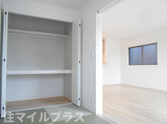 【和室】 | 郡山市大槻町三角田新築一戸建て5棟 | い草の香りが落ち着く素敵な和室です