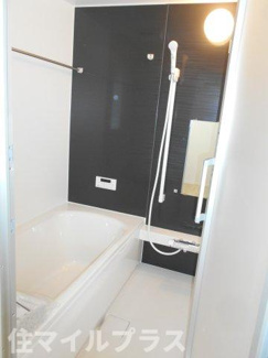 【浴室】 | 郡山市大槻町三角田新築一戸建て5棟 | きれいなお風呂です