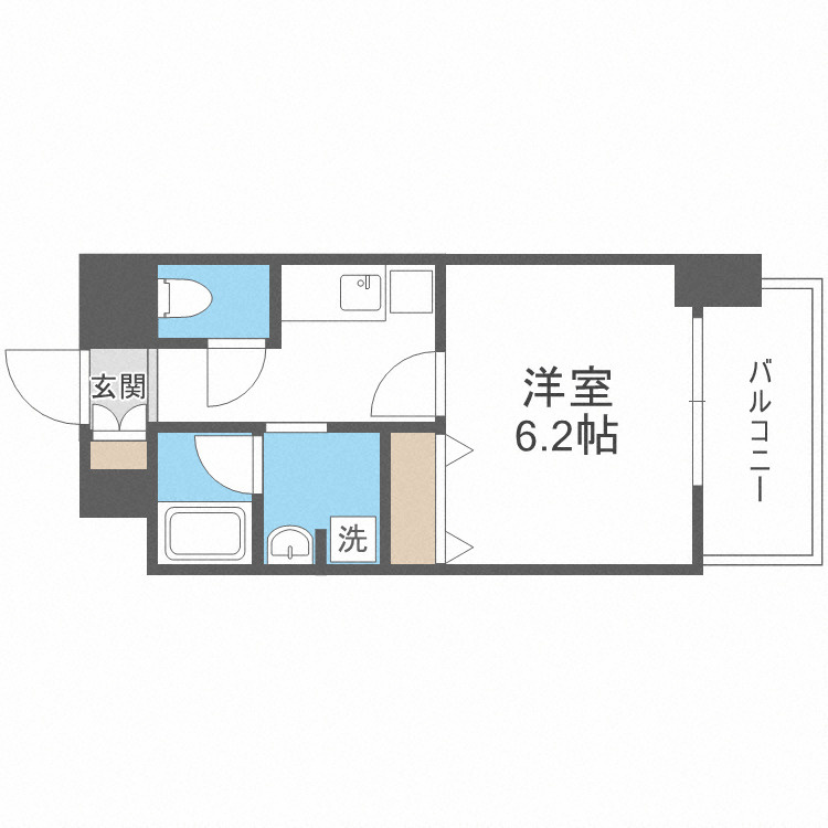 セイワパレス真田山公園南の間取り